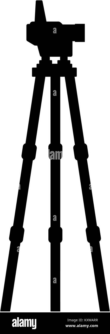 Surveyor théodolite d'équipement Banque D'Images