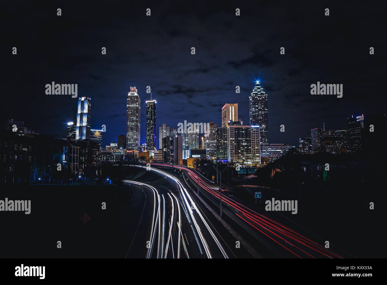 Skyline de Atlanta Banque D'Images