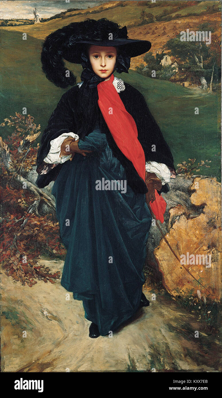 Frederic Leighton, 'Portrait de mai Sartoris', ch. 1860, huile sur toile, Kimbell Art Museum Banque D'Images
