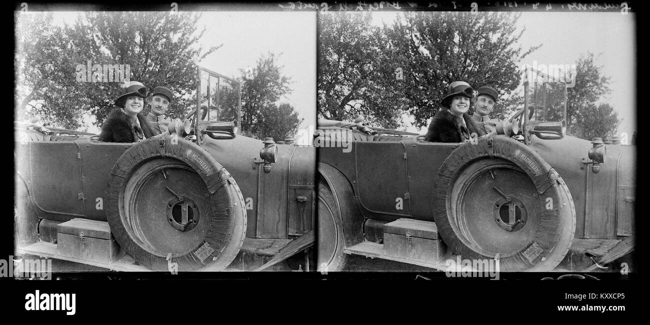 Cette image représente Fublaines, datée du 4 septembre 1918, avec des contributeurs notables E. Gosse et R. Berthel, qui font probablement partie d'une collection documentant des événements historiques ou des paysages. Banque D'Images