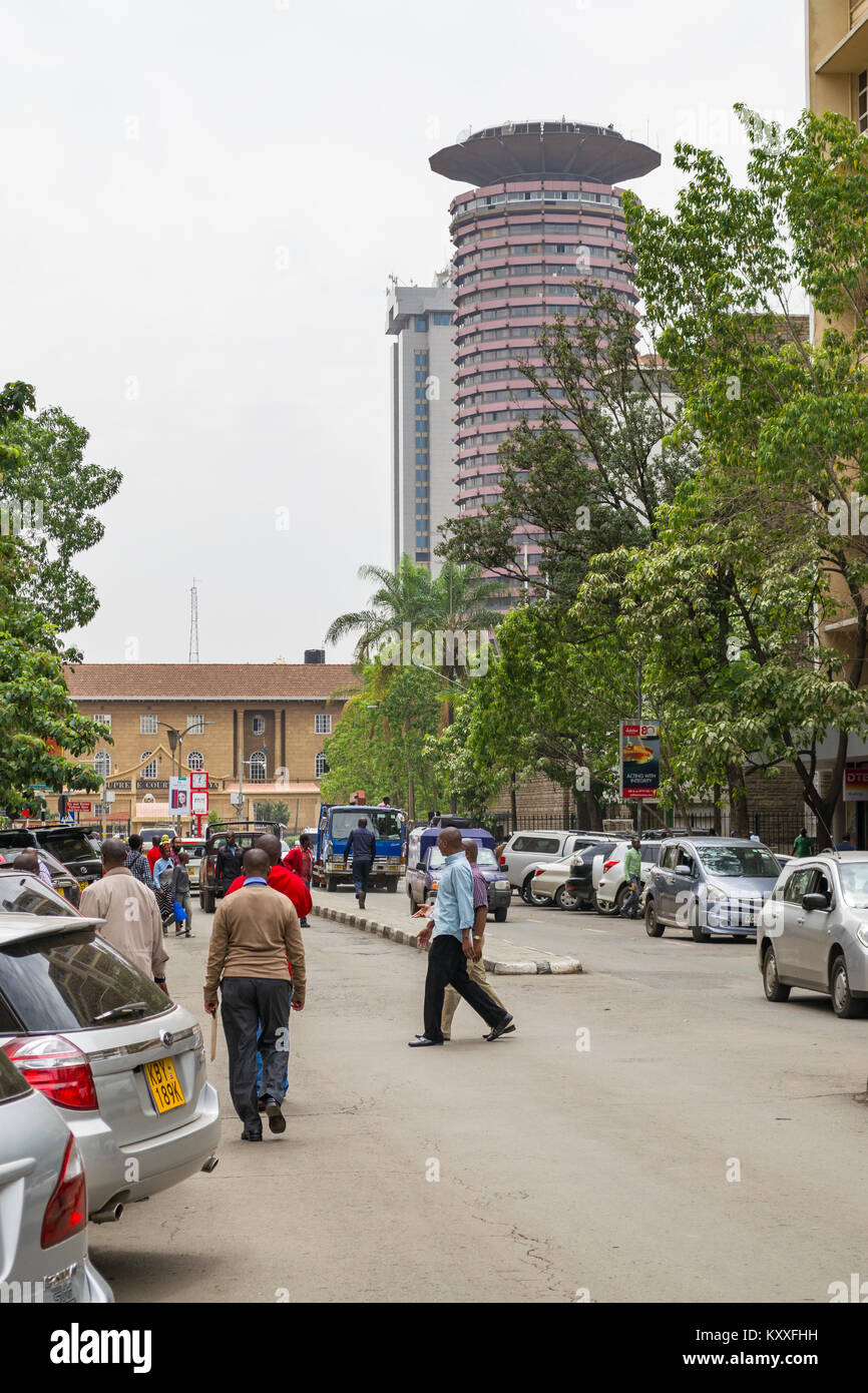 Nairobi city centre center buildings Banque de photographies et d ...