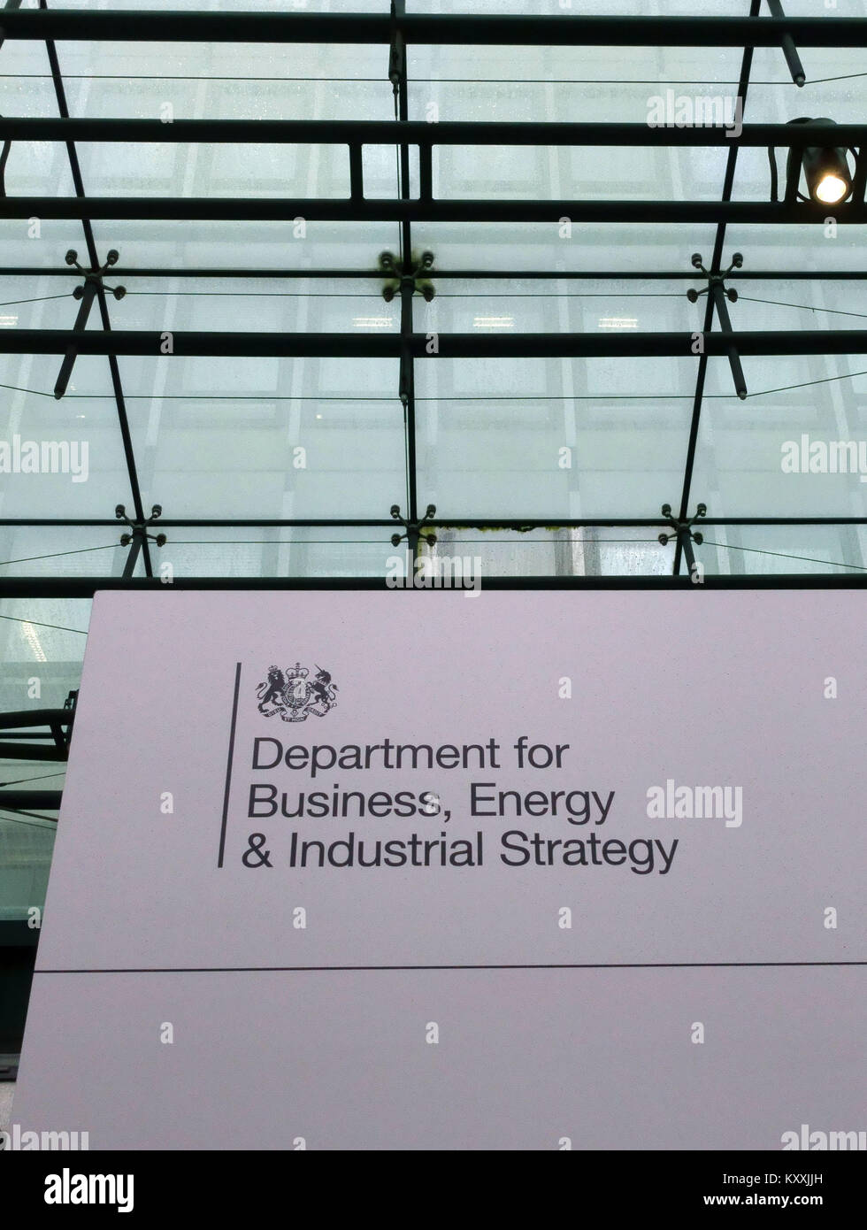 Ministère de l'économie, de l'énergie et de stratégie industrielle, Victoria, Londres Banque D'Images