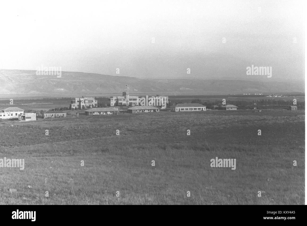 Vue générale du kibboutz KINNERET. קיבוץ כנרת.D17-036 Banque D'Images