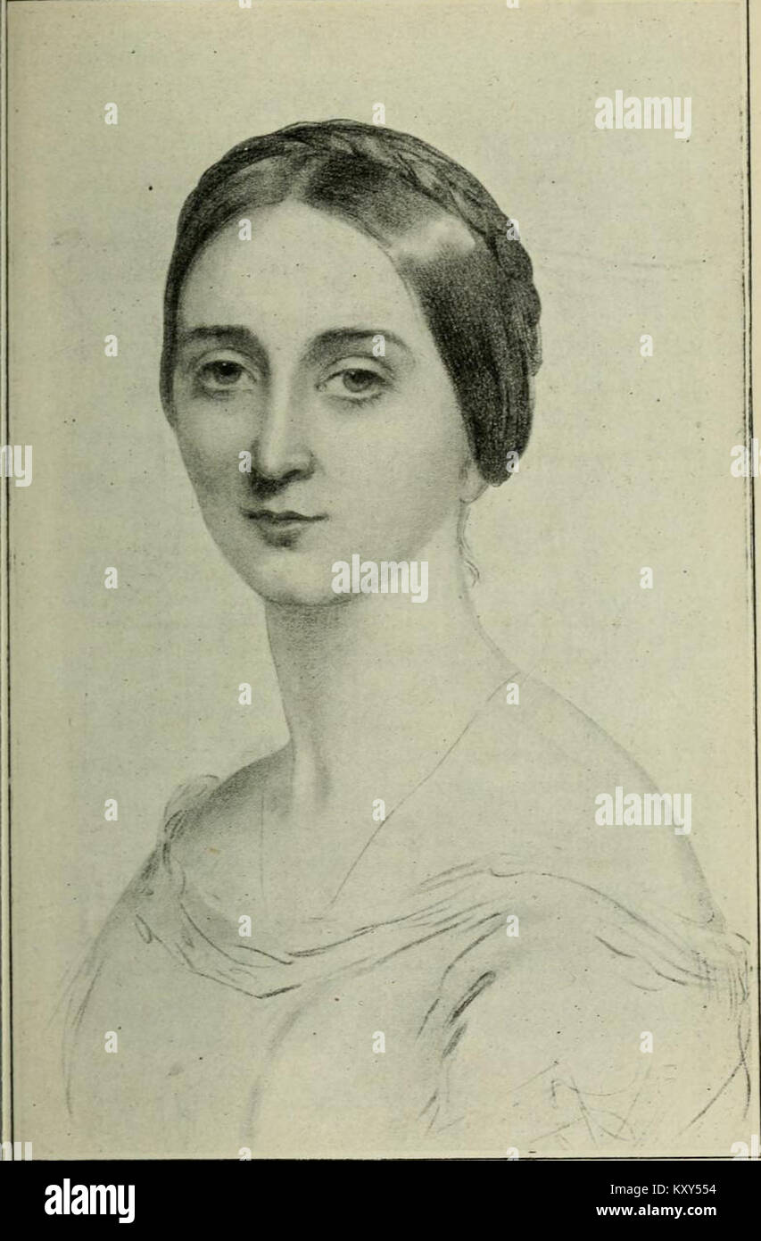 Eugénie Doche, née Marie-Charlotte-Eugénie de Plunkett Banque D'Images