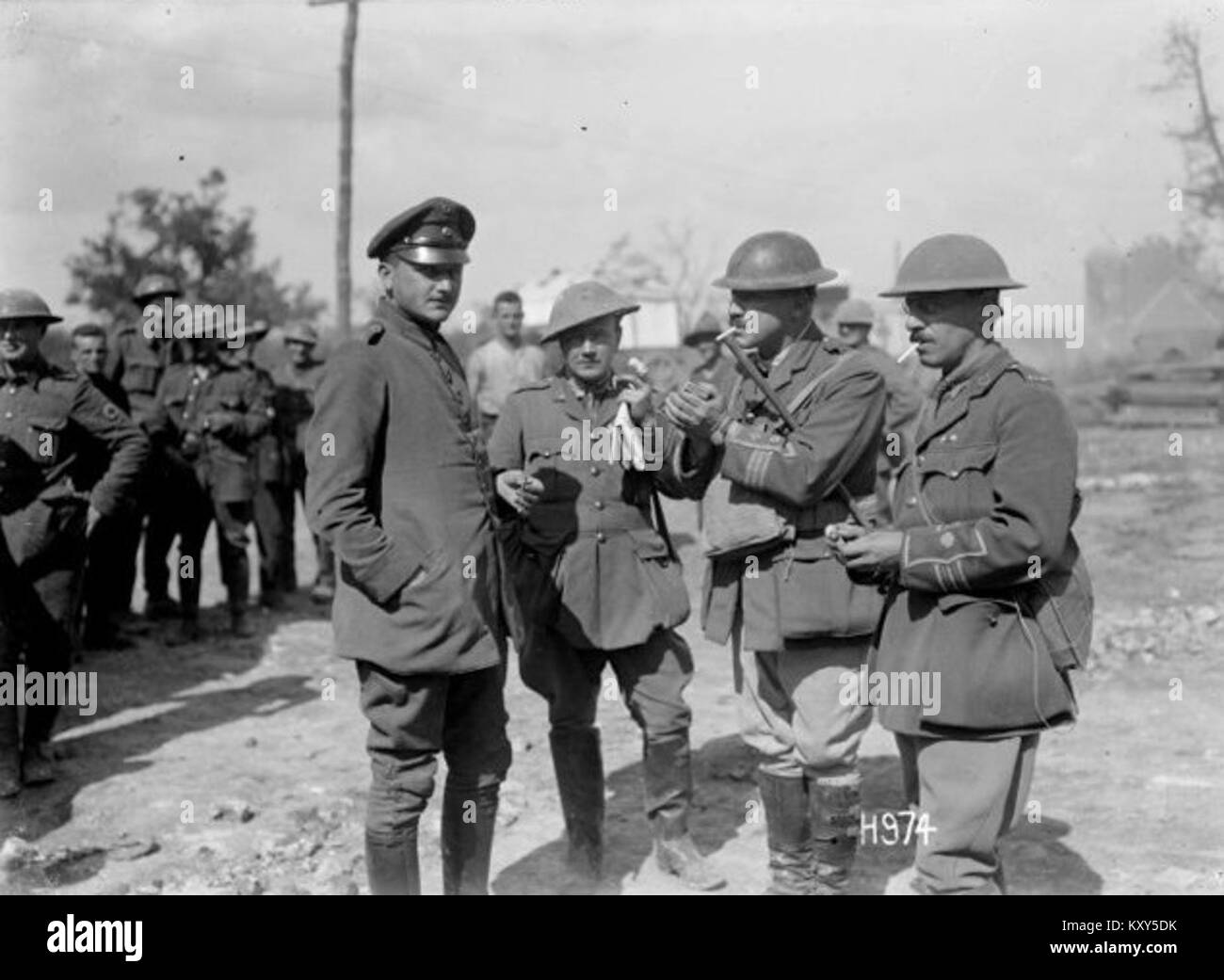 Médecin militaire allemand, le 27 août 1918 Banque D'Images