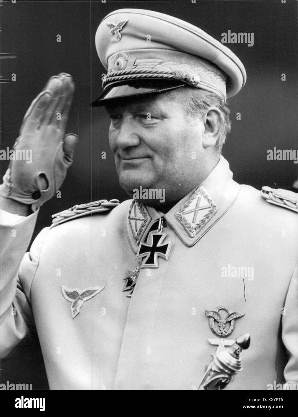 Hein-Riess a interprété Hermann Göring dans le film de 1969 « bataille d'Angleterre », décrivant les événements de la seconde Guerre mondiale et la direction militaire allemande pendant le conflit. Banque D'Images