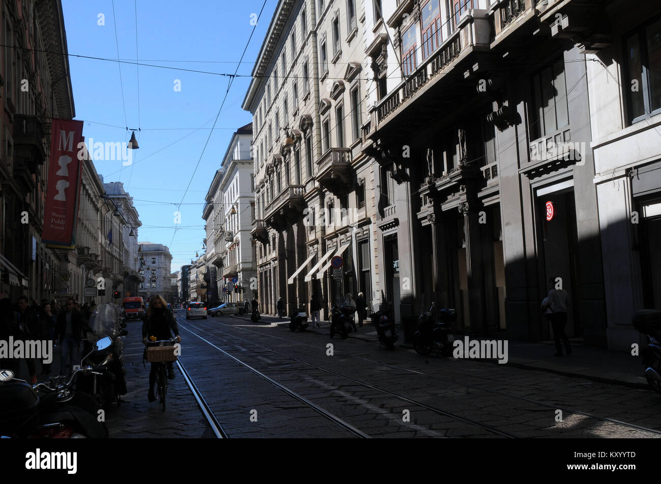 Grand Hotel Et De Milan, Verdi, 2013, Milan, Italie. Banque D'Images