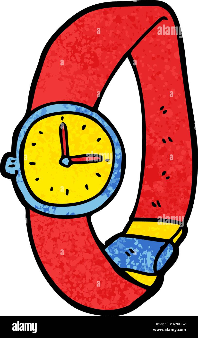 Montre Bracelet De Dessin Anime Image Vectorielle Stock Alamy