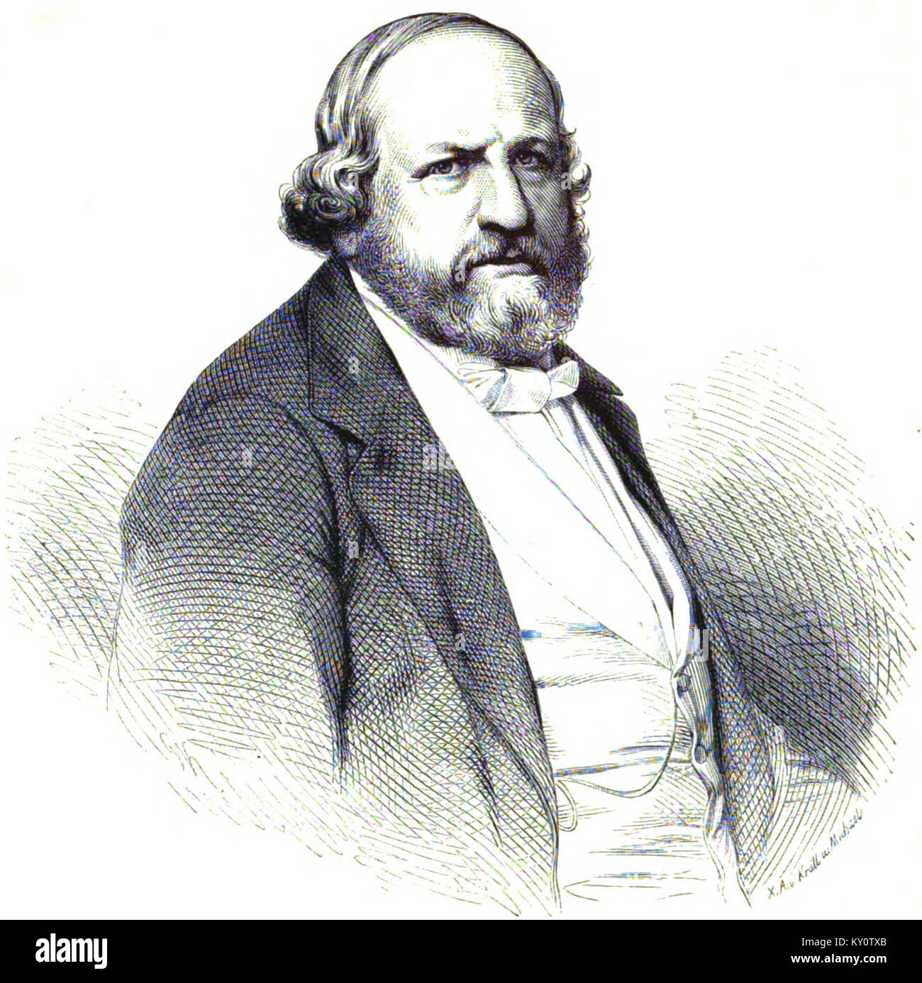 Ferdinand Hiller est un compositeur allemand du XIXe siècle (1811-1885) connu pour ses œuvres de salon et ses compositions pour piano ; la référence « Freya 05-1865 NS 240 Krüll u Michael » désigne probablement une édition imprimée de mai 1865 par Krüll & Michael, éditeur à Leipzig. Banque D'Images