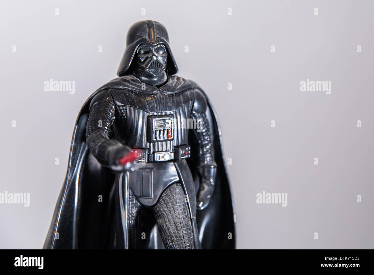 Dark Vador EN PLASTIQUE DE STAR WARS LA FIGURE Photo Stock - Alamy