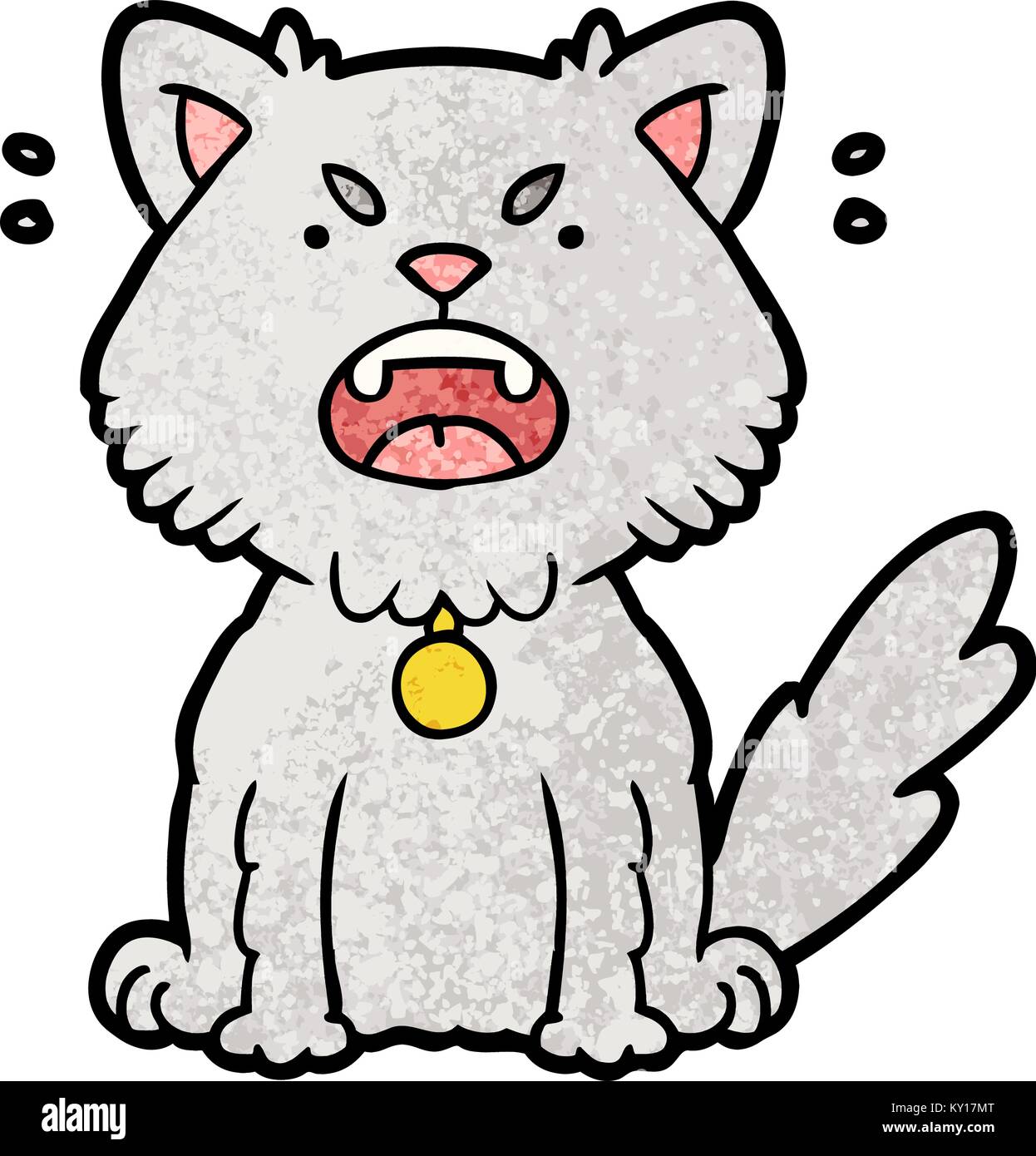 Cartoon Chat En Colere Image Vectorielle Stock Alamy