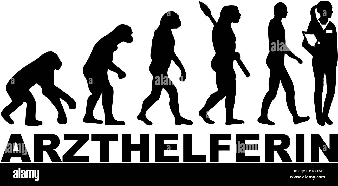 Assistant du médecin à titre d'emploi allemand ecolution Banque D'Images