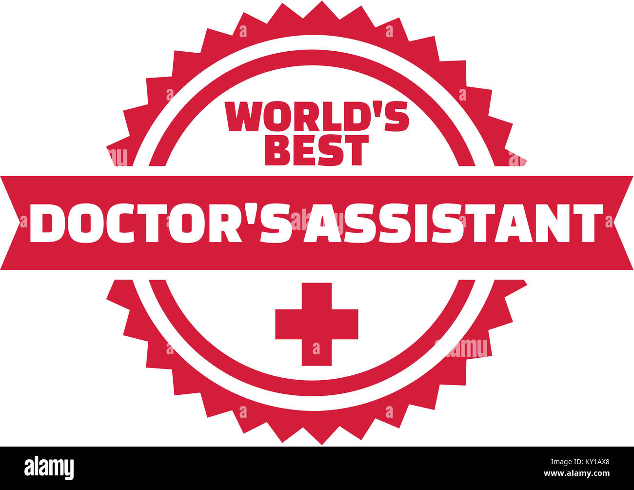 World's best assistant du médecin Banque D'Images