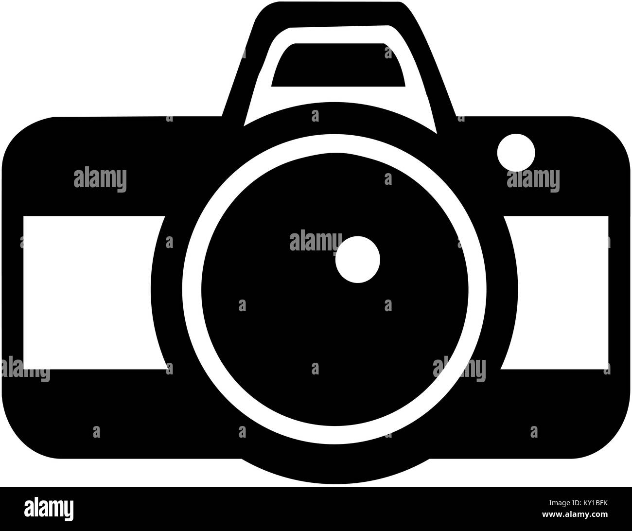 L'icône Appareil photo rétro Banque D'Images