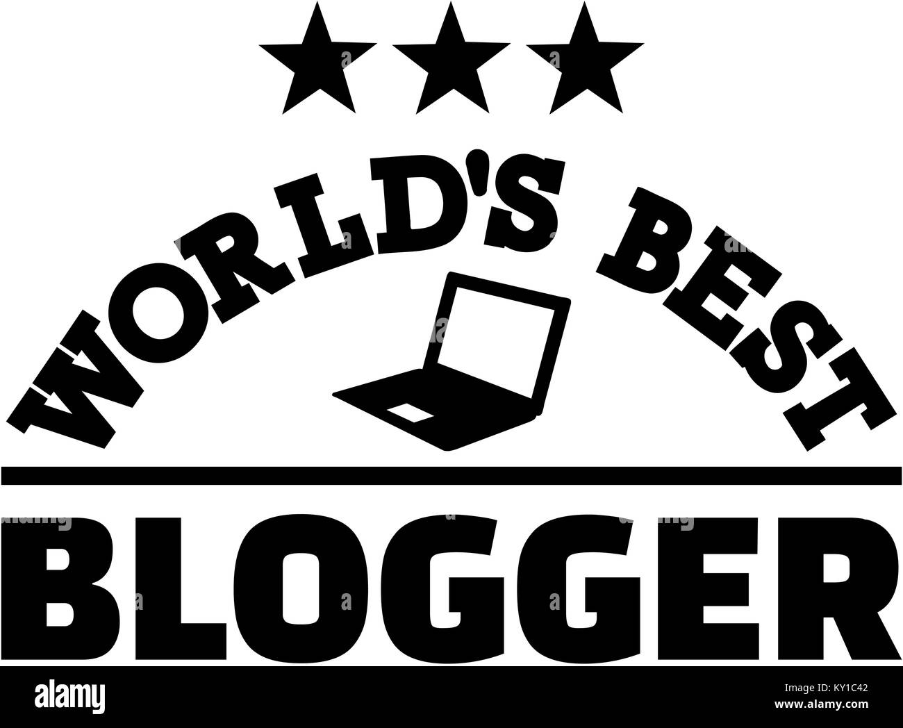 World's best Blogger Banque D'Images