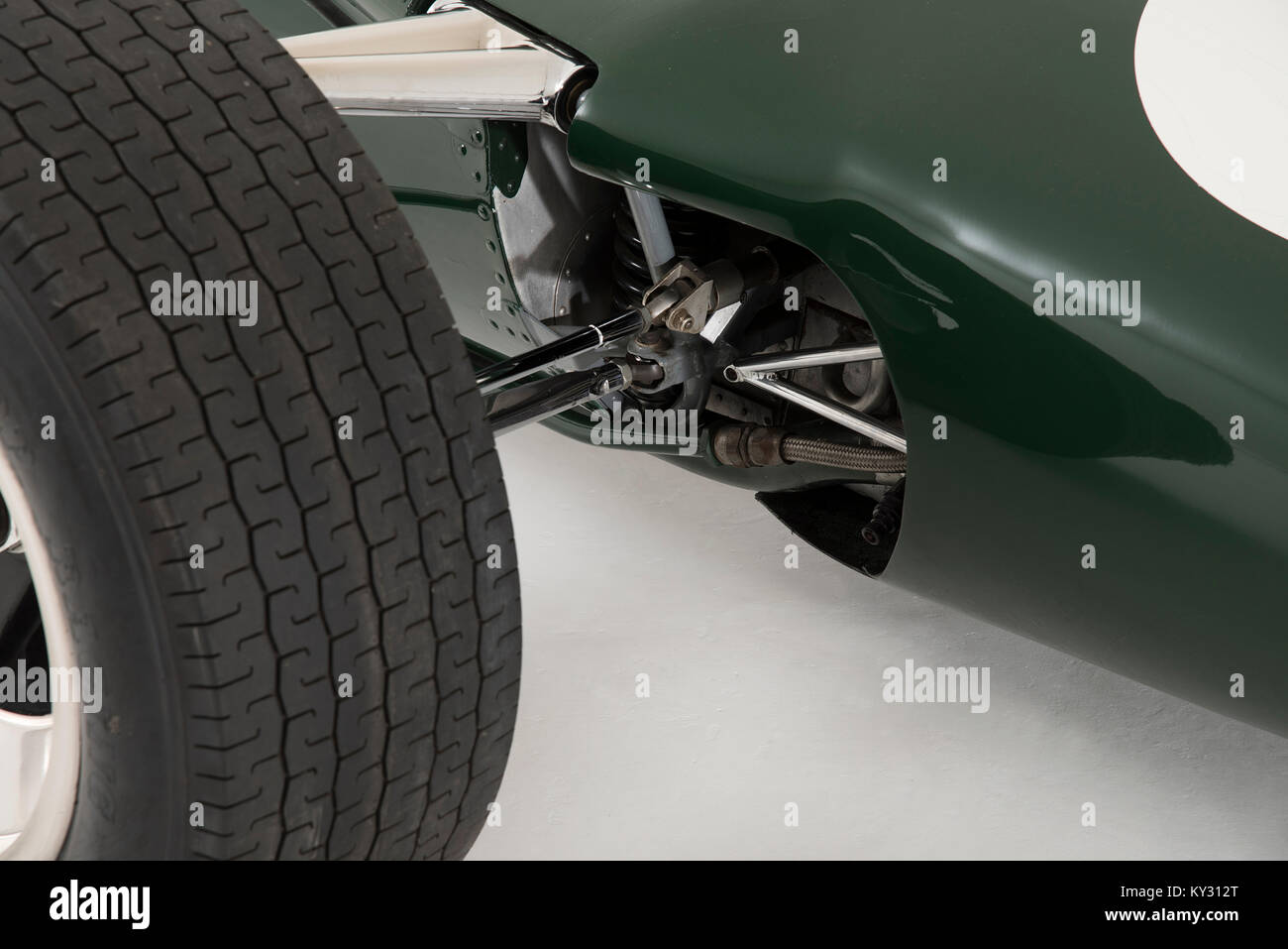 1967 Lotus 49 bras de suspension avant DFV Banque D'Images