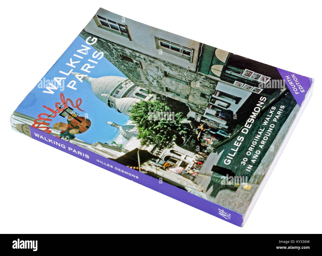 Guide de Paris à pied Banque D'Images