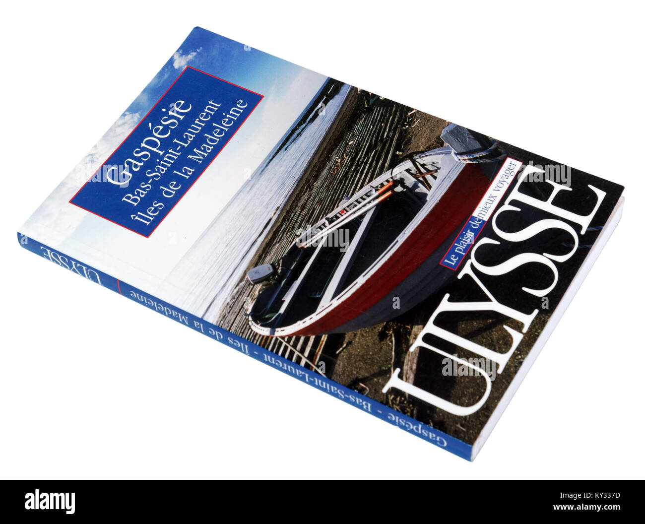 Le guide Ulysse pour la Gaspésie, Bas St Laurent et Iles de la Madeleine Banque D'Images