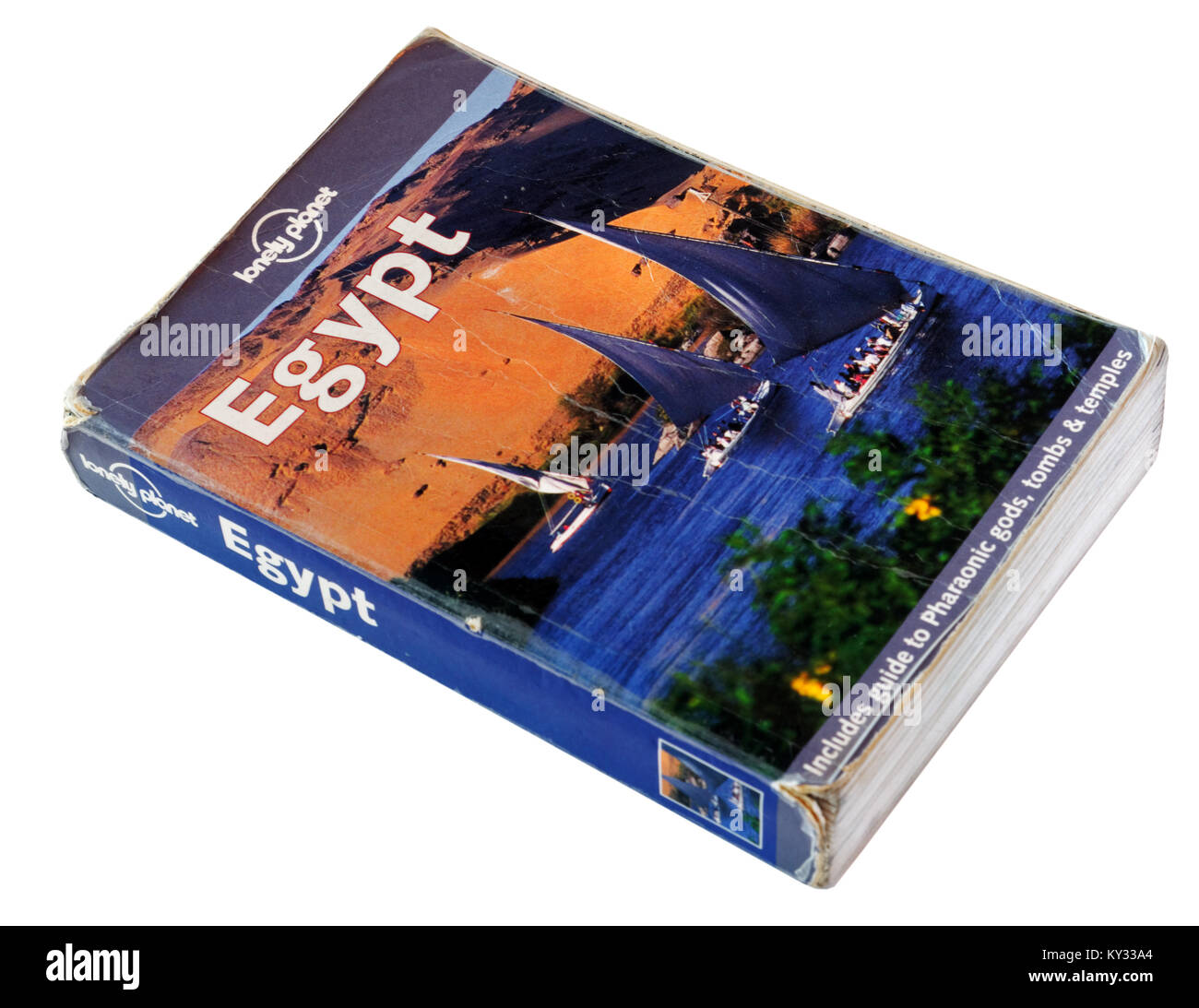 Le guide Lonely Planet en Égypte Banque D'Images