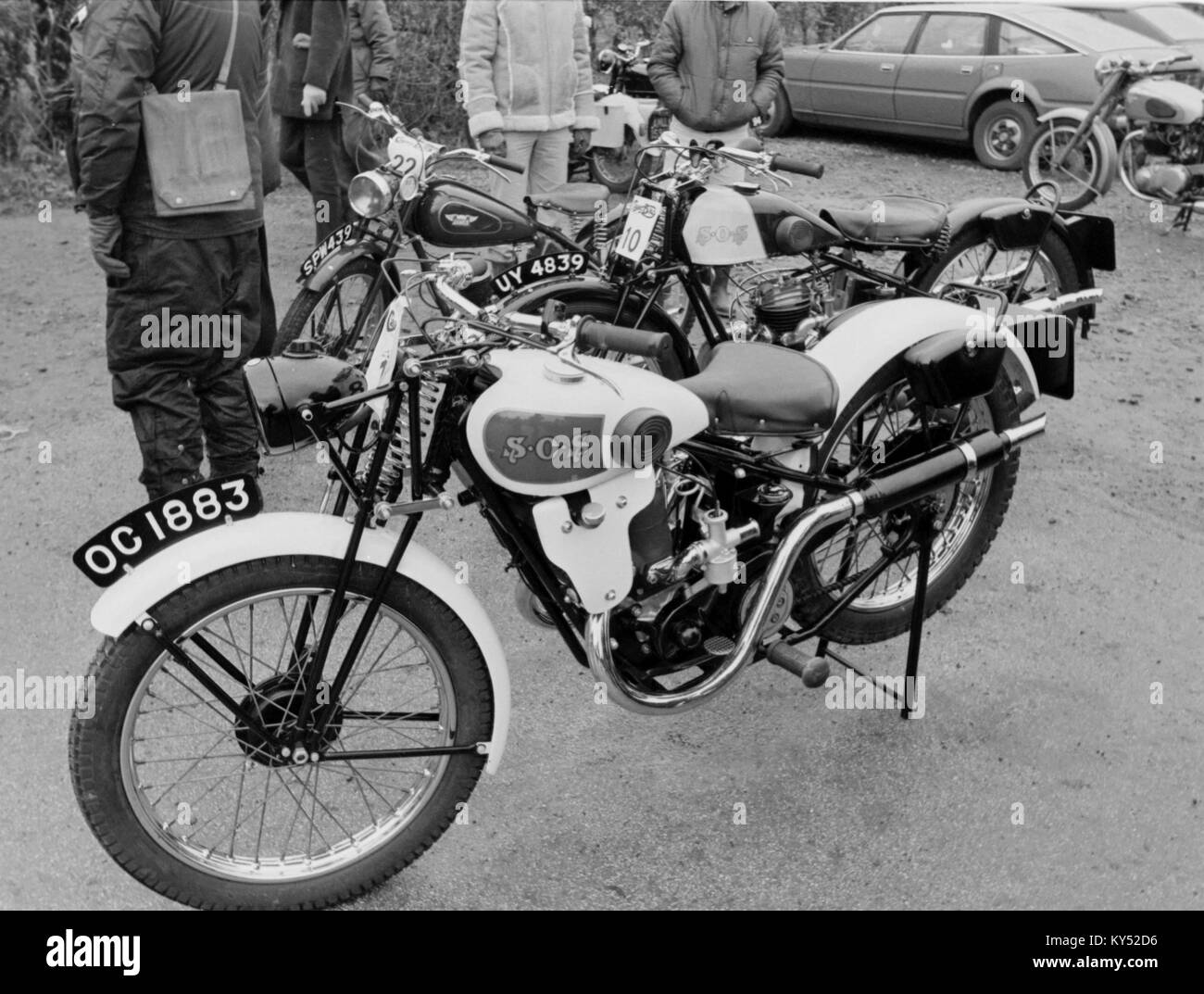 Années 1920 Années 1930 moto SOS Photo Stock - Alamy
