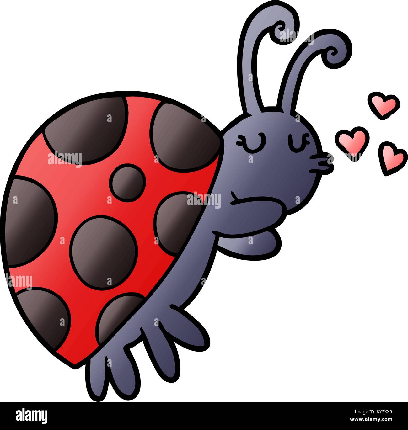 Coccinelle Dessin Anime Image Vectorielle Stock Alamy