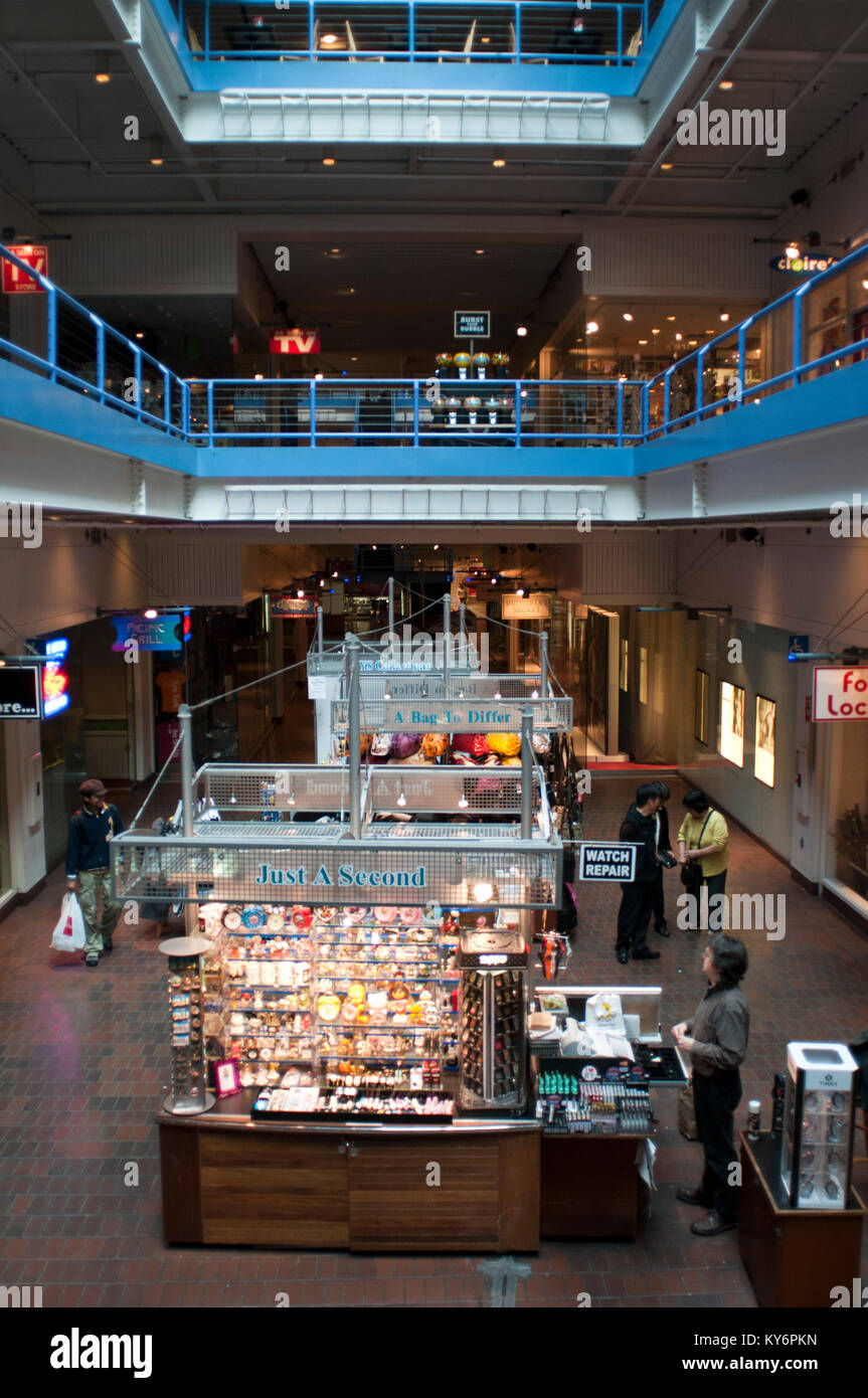 Le centre commercial de South Street Seaport New York City Banque D'Images