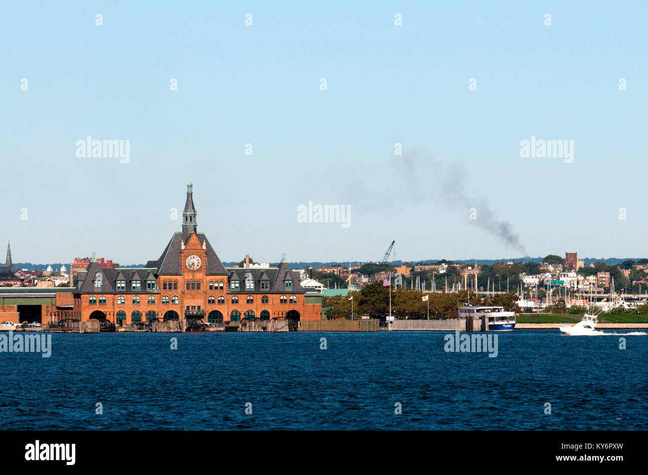 Liberty State Park, Ellis Island, New Jersey New York USA Banque D'Images