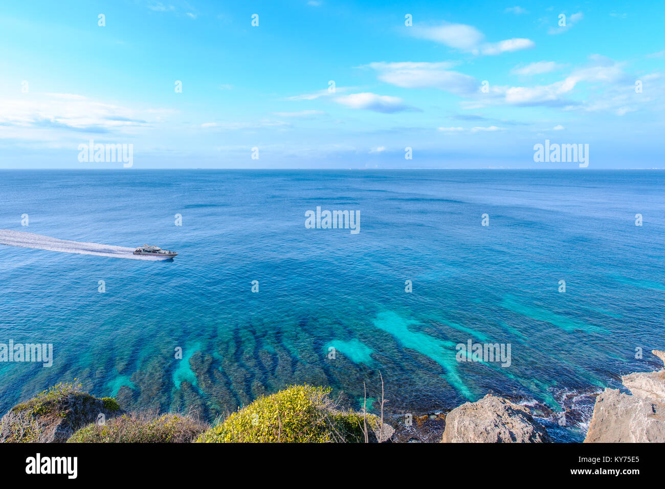 Paysage de peu Liuqiu, pingtung, Taiwan Banque D'Images