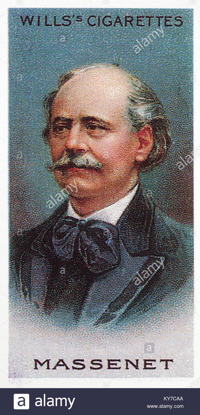 Jules Massenet est un compositeur français 1842 - 1912 Banque D'Images