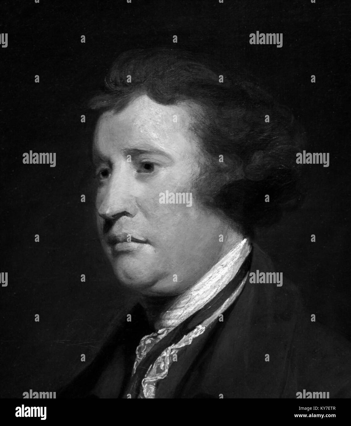 Edmund Burke (1729-1797) Banque D'Images