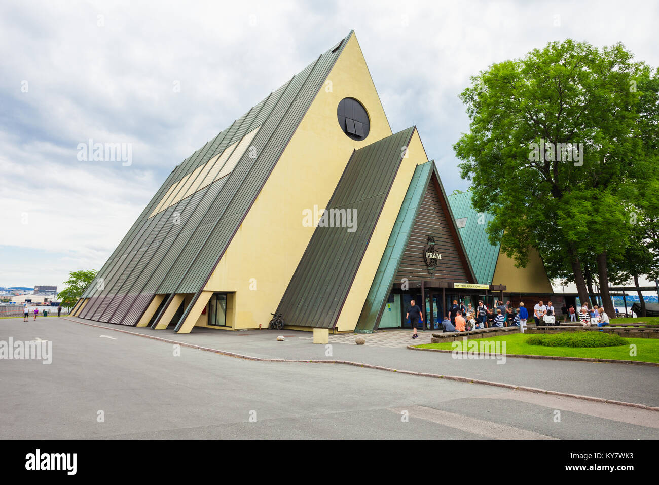 OSLO, Norvège - 21 juillet 2017 : le Musée Fram ou Frammuseet est un musée de l'exploration polaire norvégien. Fram Musée situé sur l'île de Bigdoy à Osl Banque D'Images