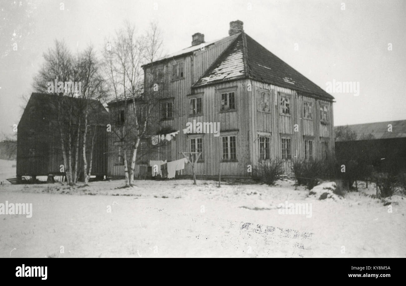Stubban Øvre à Sør-Trøndelag, en Norvège, est un site historique documenté par Riksantikvaren, présentant une architecture norvégienne traditionnelle et un paysage rural. Banque D'Images