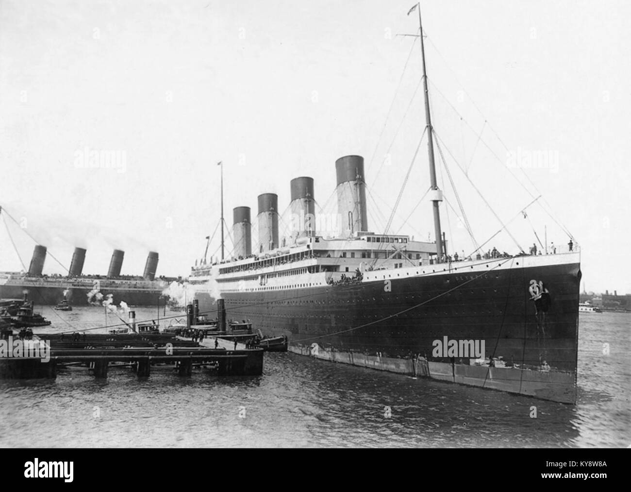 RMS Olympic, 1911 Banque D'Images