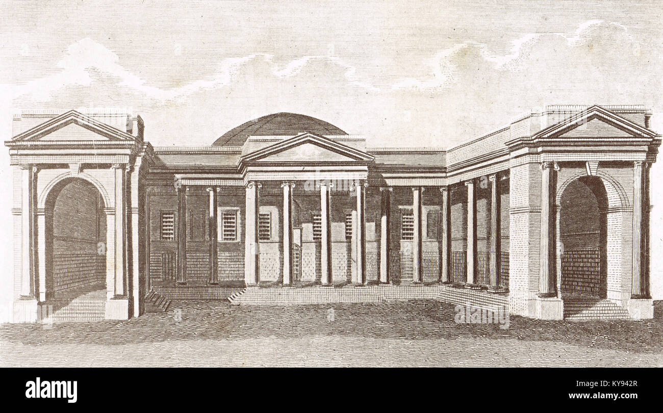 La maison du Parlement, College Green, Dublin en 1792 Banque D'Images