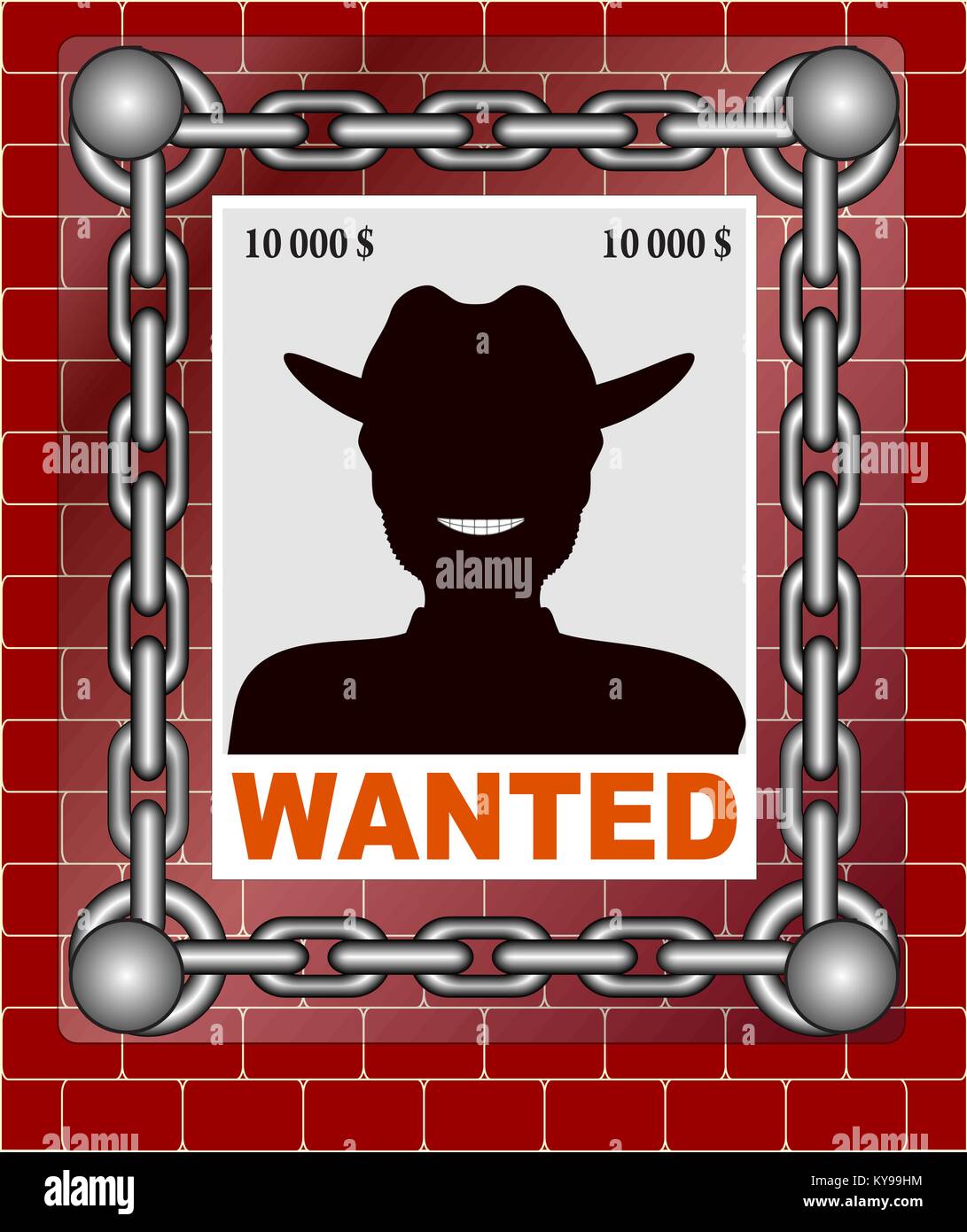 Avis de recherche libre de vectorisation Illustration de Vecteur
