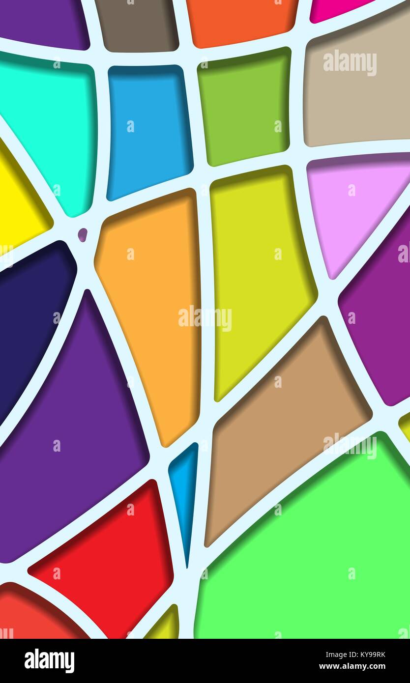 Les vitraux. Vecteur. Illustration de Vecteur