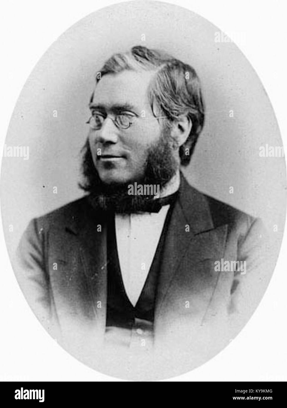 Oliver Mowat (1820–1903) était un avocat, homme politique et premier ministre de l'Ontario canadien, connu pour avoir façonné les droits provinciaux et les réformes juridiques. Banque D'Images