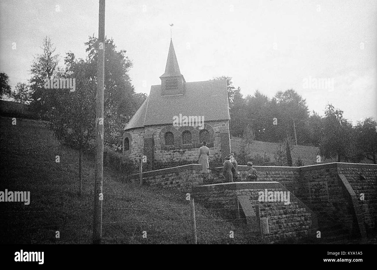 Chapelle commémorative à Küssnacht, Suisse, dédiée à la reine Astrid de Belgique, décédée dans un accident de voiture en 1935. Banque D'Images