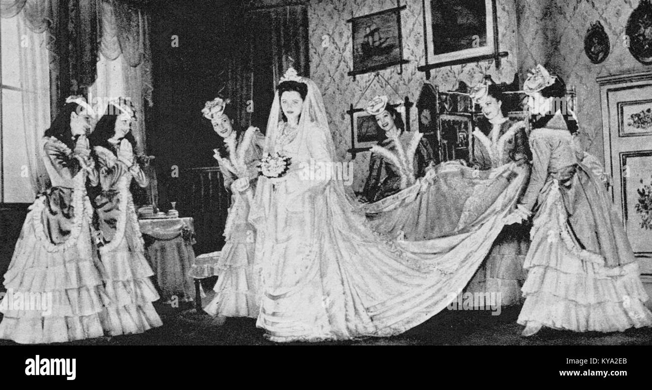 Robe de mariage, 'bénir la Bride' Banque D'Images