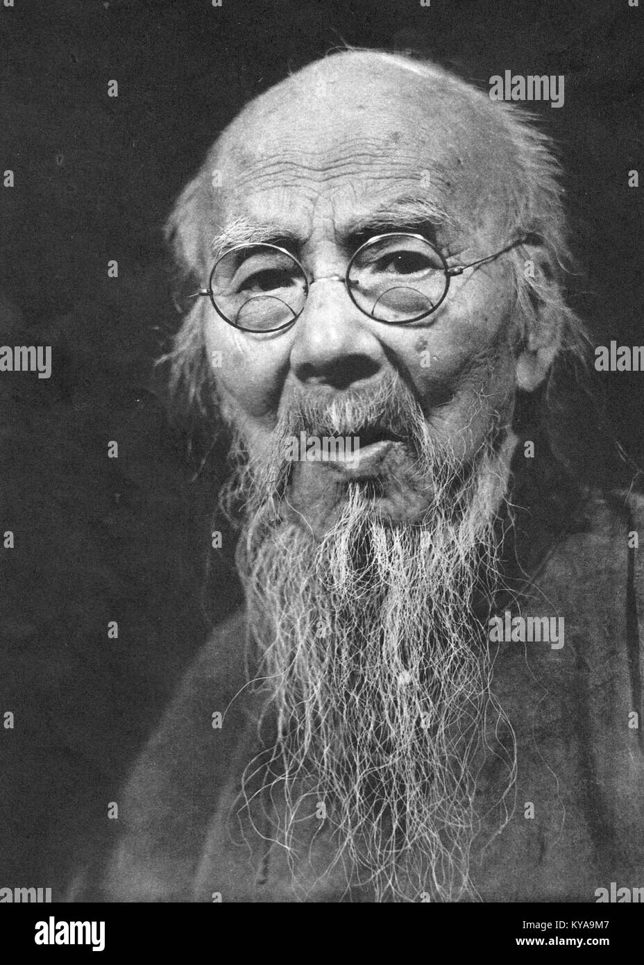 Qi Baishi (1956), par Zheng Jingkang ( Banque D'Images