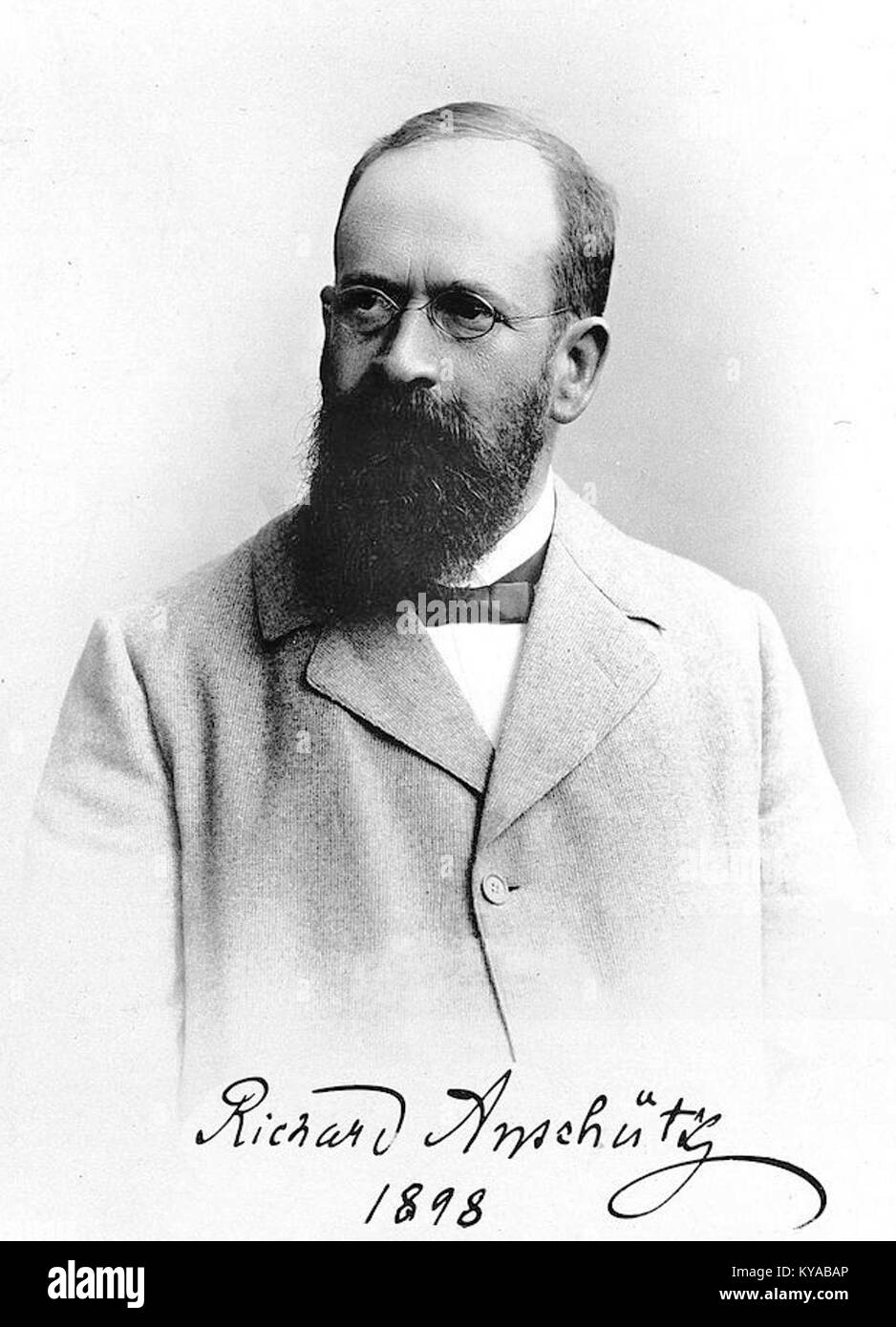 Richard Anschütz 1898 Banque D'Images