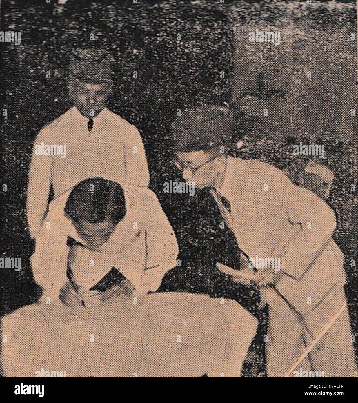 Une image historique commémorant le jour du réveil national en Indonésie, observé le 20 mai 1948, en hommage aux pionniers de l’indépendance indonésienne, en particulier les événements qui ont précédé le 17 août. Banque D'Images