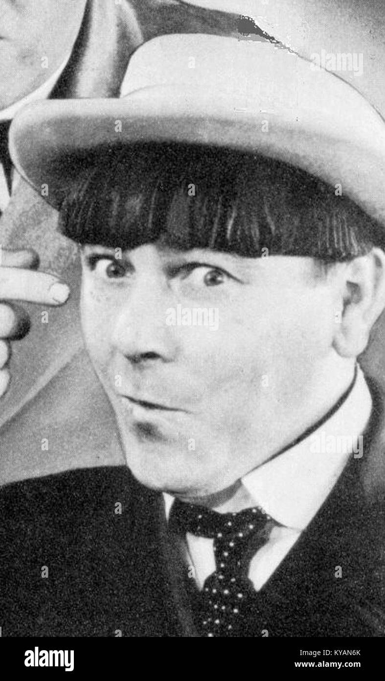 Moe Howard 1937 (rognée) Banque D'Images