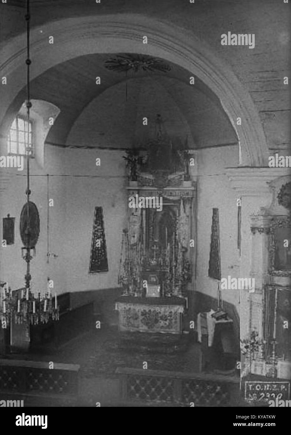 Cette photographie montre Mahilou (Mogilev) entre 1901 et 1917, capturant les rues, les bâtiments et le paysage urbain historique de la ville au début du XXe siècle. Banque D'Images