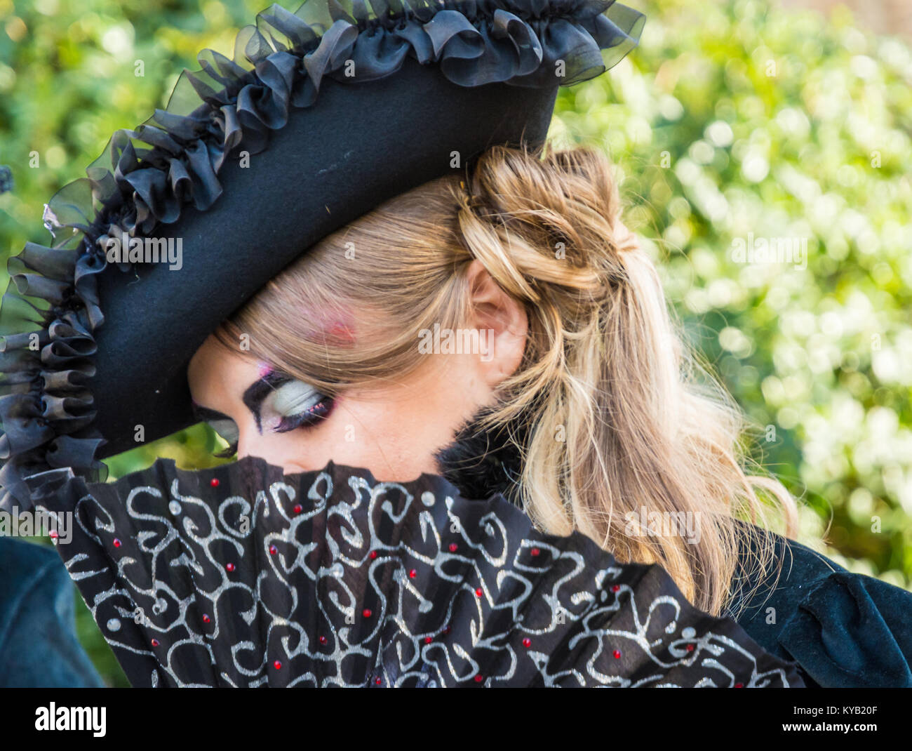 Venezia, Italie, 6 février 2016 : costume Carnaval Le carnaval de Venise est un festival annuel de Venise, Italie. Le festival est célèbre pour Word Banque D'Images