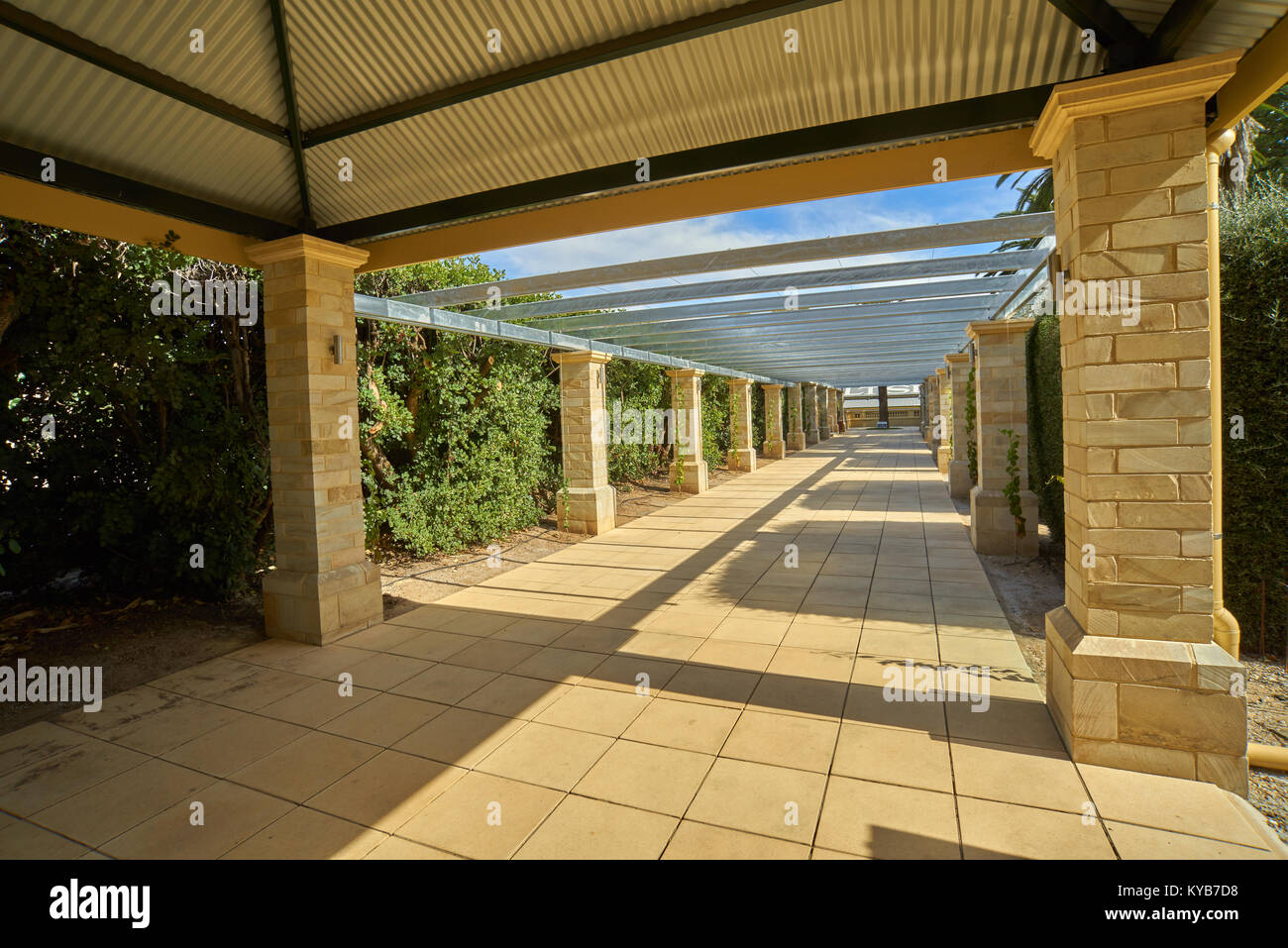 Seppeltsfield Winery dans la célèbre région viticole de la Vallée de Barossa, Australie-Méridionale, Australie Banque D'Images