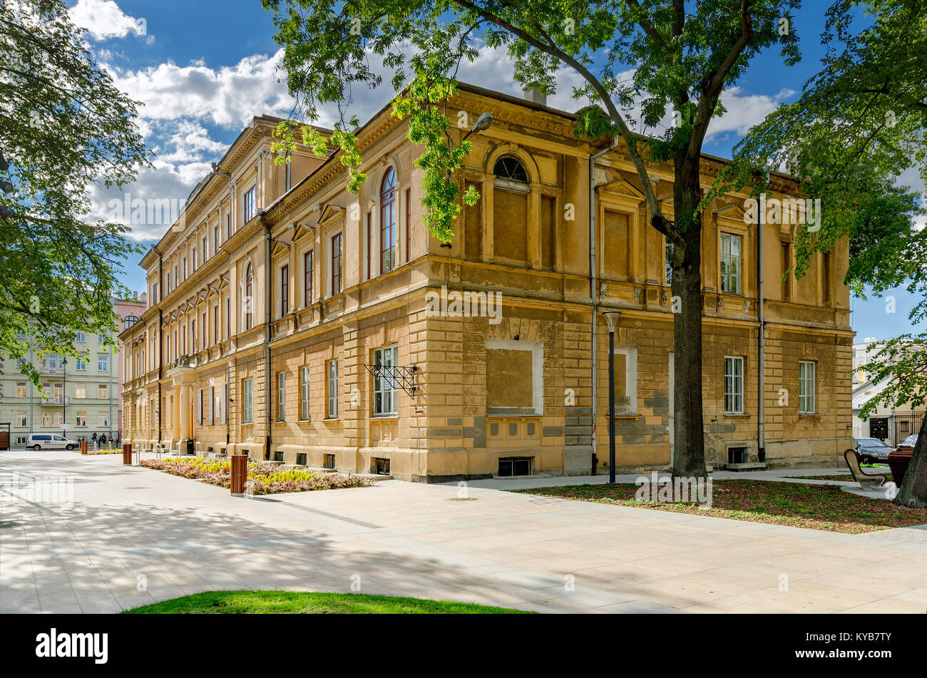 Palais du Gouvernement Provincial (ancien, construit XIXc.), Lublin, Pologne, Europe Banque D'Images