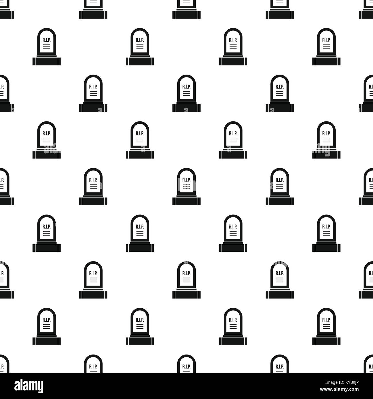 Vector pattern pierre tombale Illustration de Vecteur