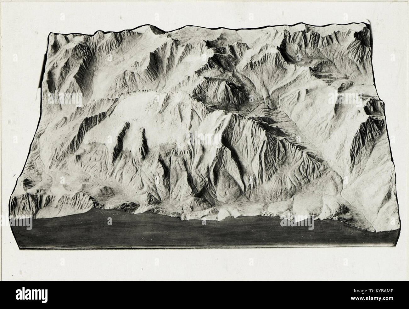 Marmolatarelief, Blick von Norden nach Süden. BildID (15418967) Banque D'Images