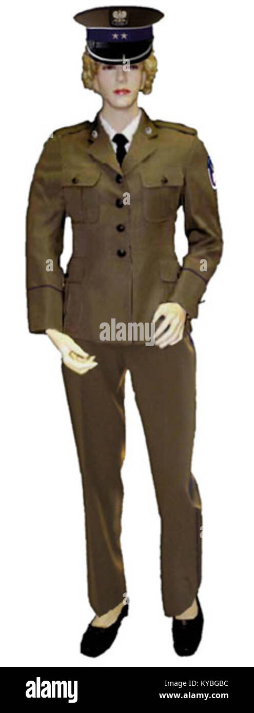 Pantalon d'uniforme officiel de l'Agence polonaise de sécurité intérieure (ABW), qui fait partie de la tenue officielle utilisée par le personnel de l'Agence. Banque D'Images